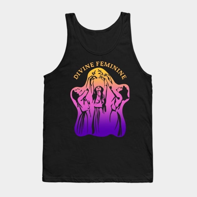 Divine Feminine Tank Top by Slightly Unhinged